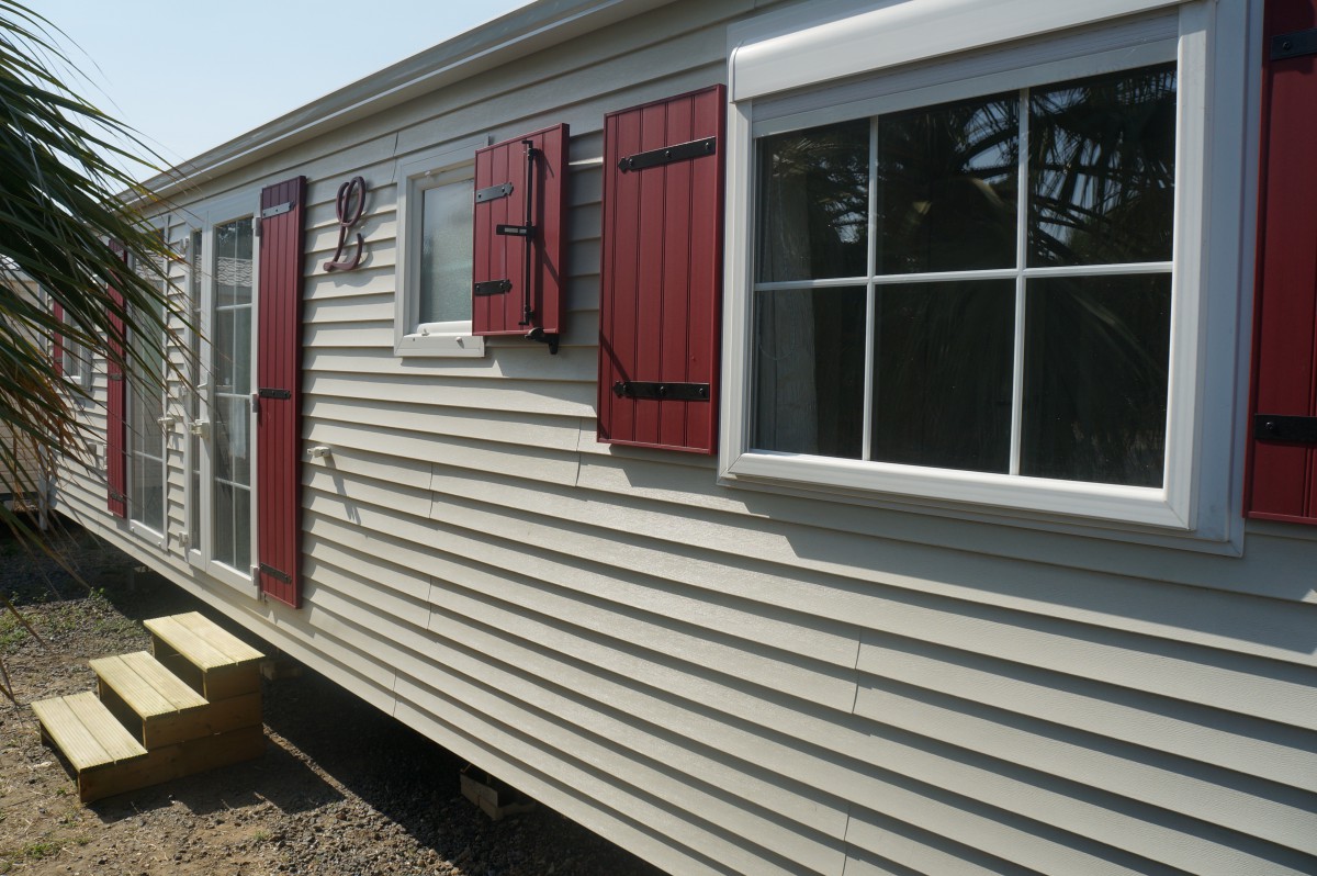 exterieur 2 du mobil home louisiane baltimore 2015