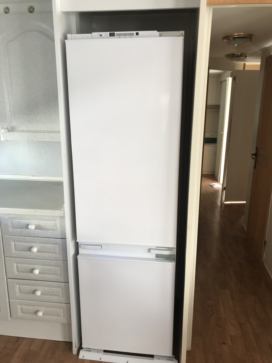 Le réfrigérateur combiné du mobil home Benimar