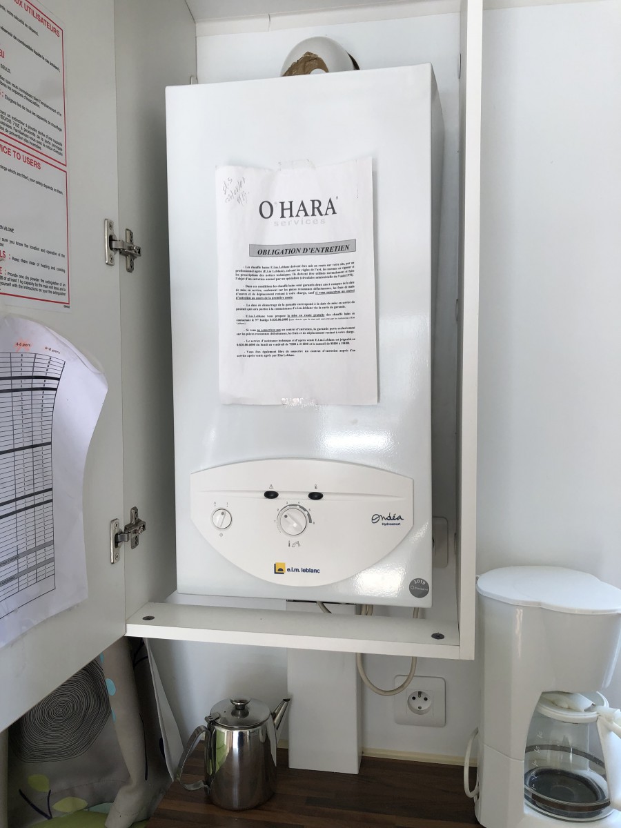 Chauffe eau gaz du mobil home d'occasion O'Hara 934 3 chambres