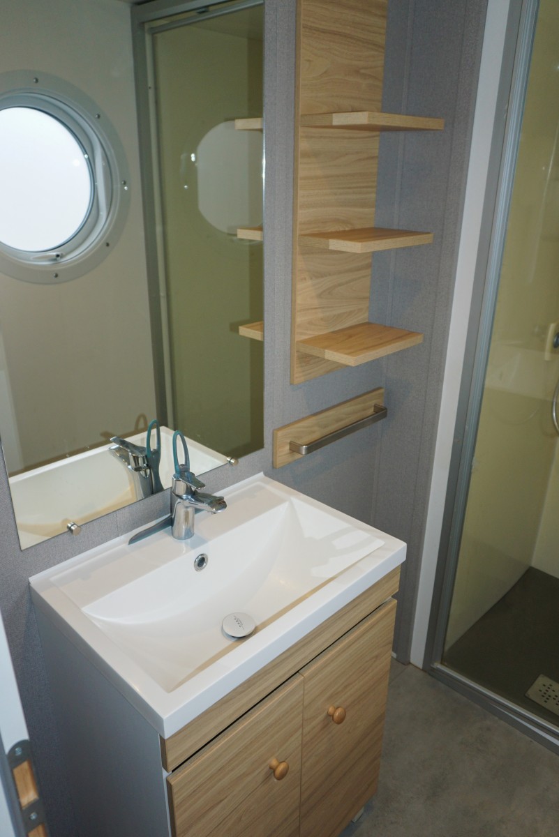 Salle de bain avec douche mobil home occasion 3 chambres O'hara 934 2018