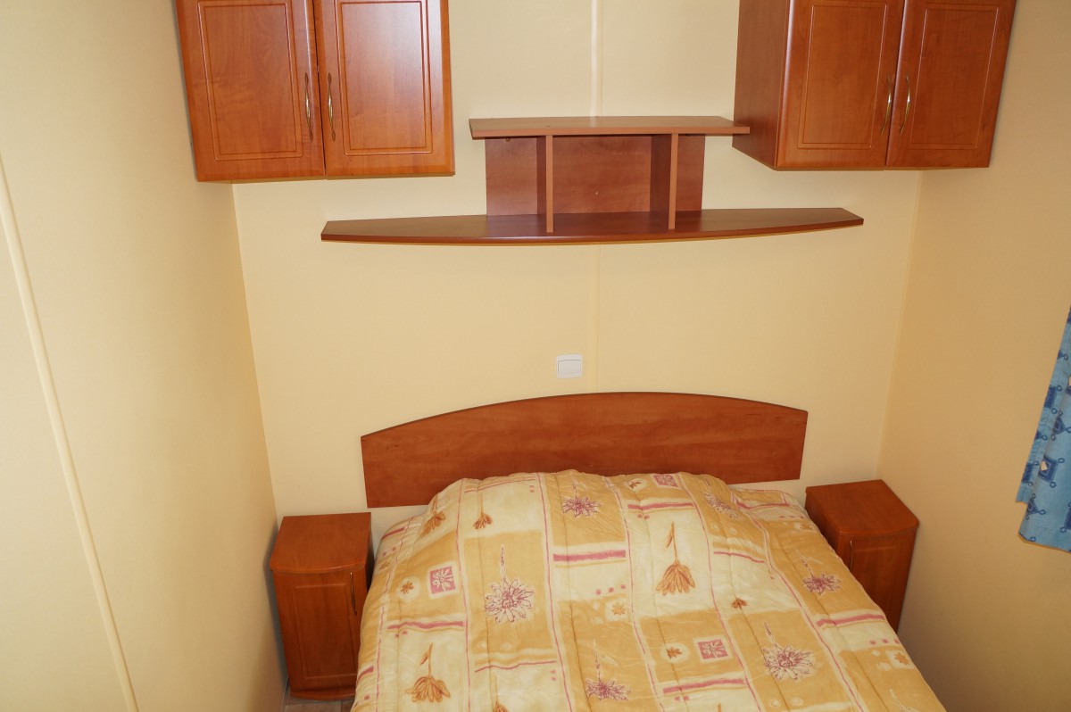 Chambre parents mobil home IRM Super Mercure Résidentiel 2003 Le Bosc d'en Roug