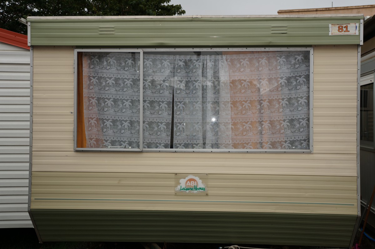 Baie panoramique du mobil home ABI Phoenix 28 1992