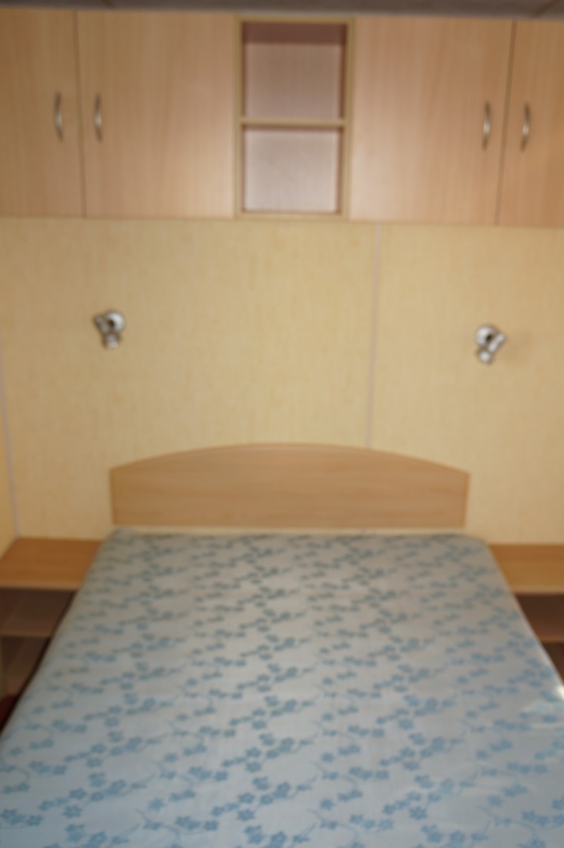 Chambre 1 du mobil home ABI Montana 28-2 chambres 1998