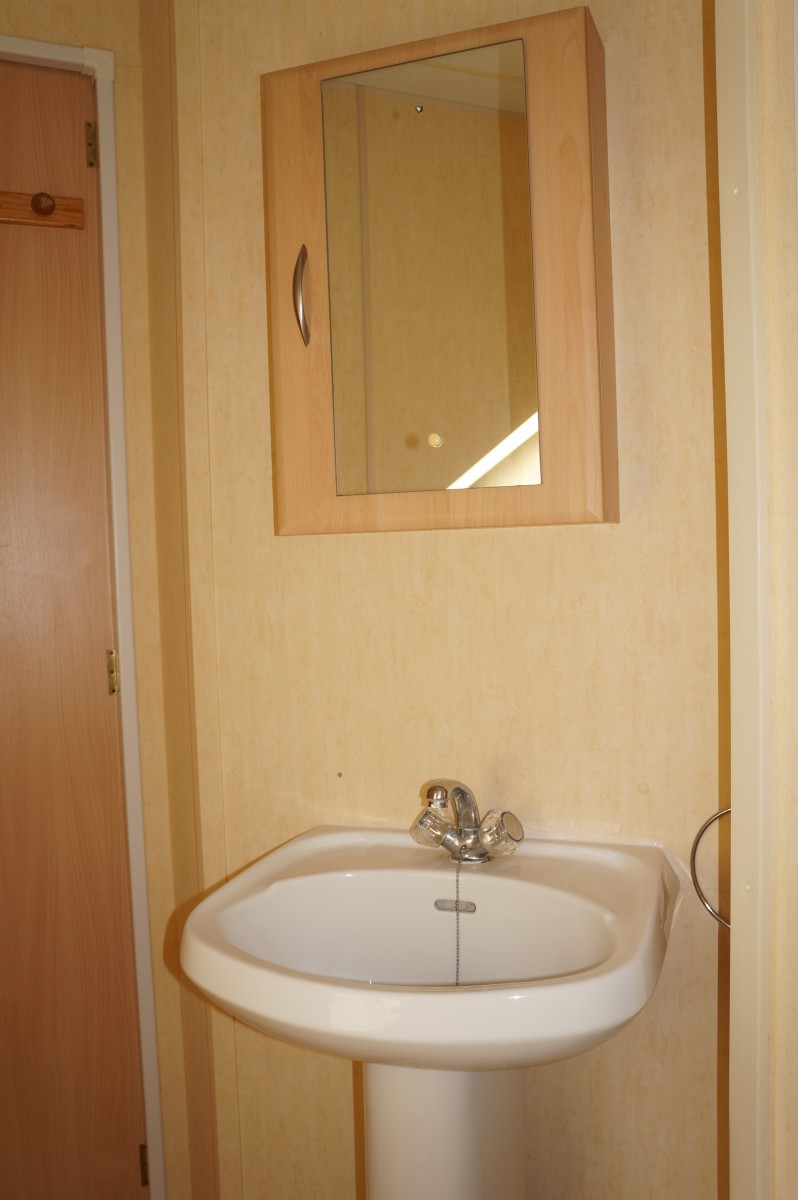 Salle de bains du mobil home ABI Montana 28-2 chambres 1998