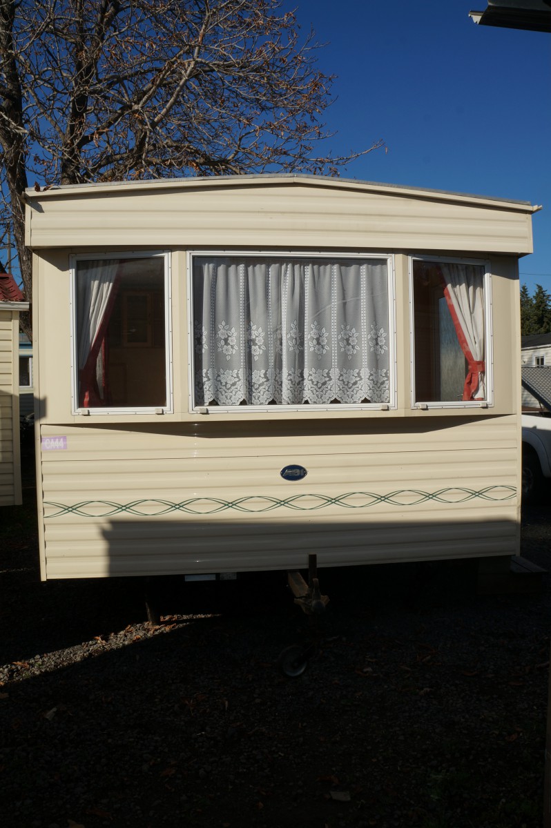 Baie panoramique du mobil home ABI Montana 28-2 chambres 1998
