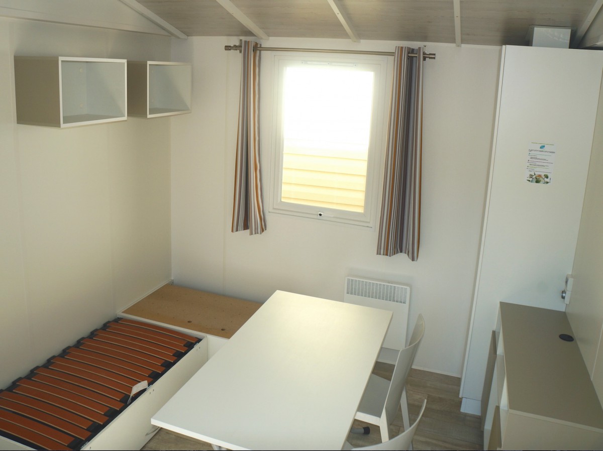 salon séjour du mobil home irm super mercure régular 2015