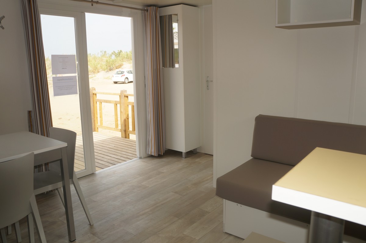 séjour du mobil home irm super titania régular 2015