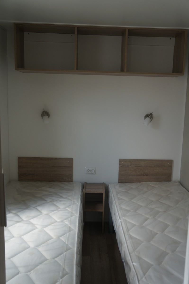la chambre enfants du mobil home neuf Louisiane Savanah 2 chambres 2015