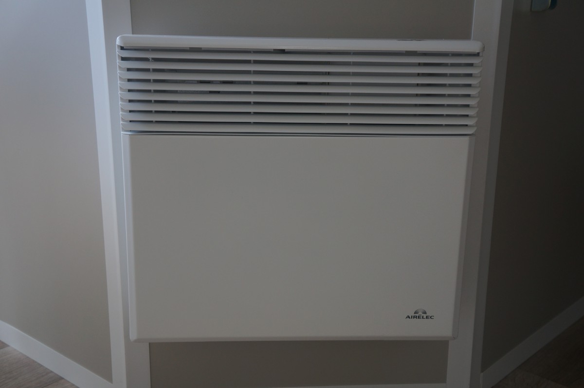 radiateur électrique du mobil home neuf Louisiane Savanah 2 chambres 2015
