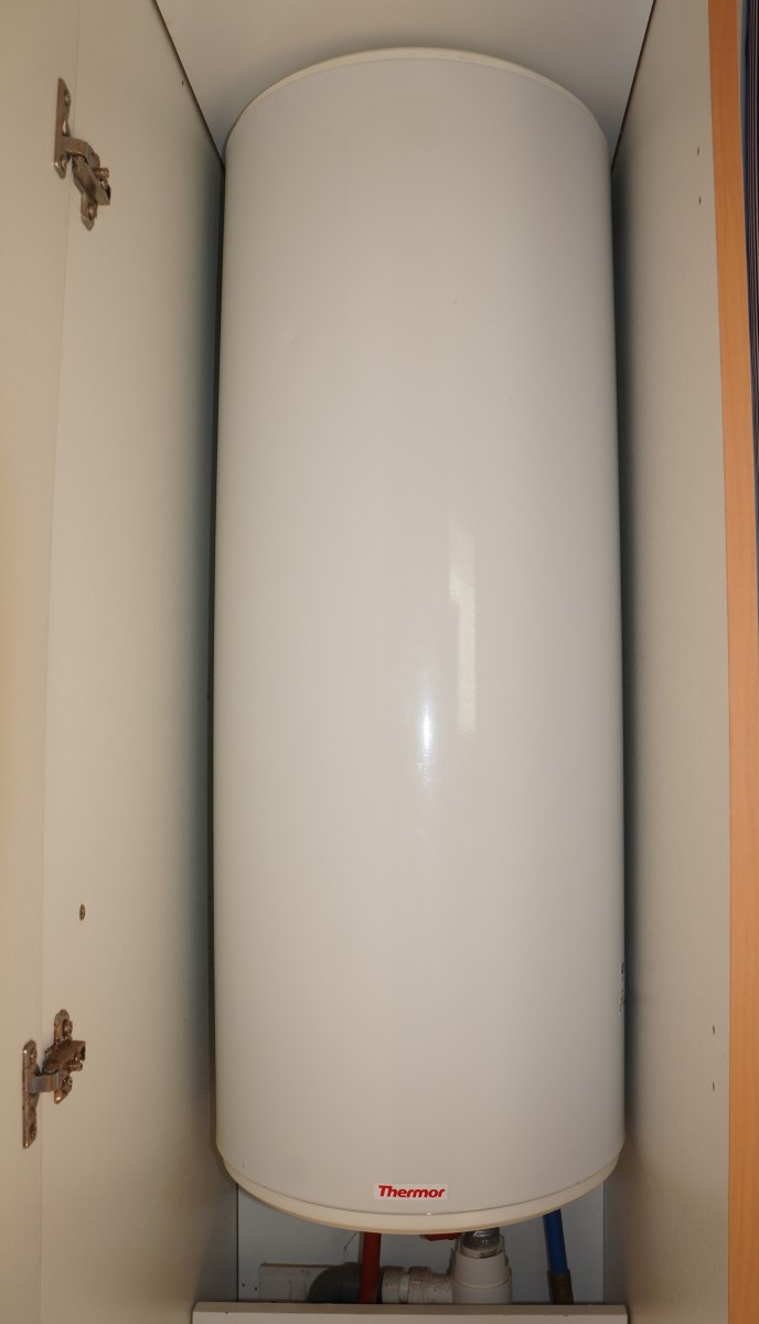 cumulus électrique du mobil home occasion IRM Super Mercure 2 chambres 2003