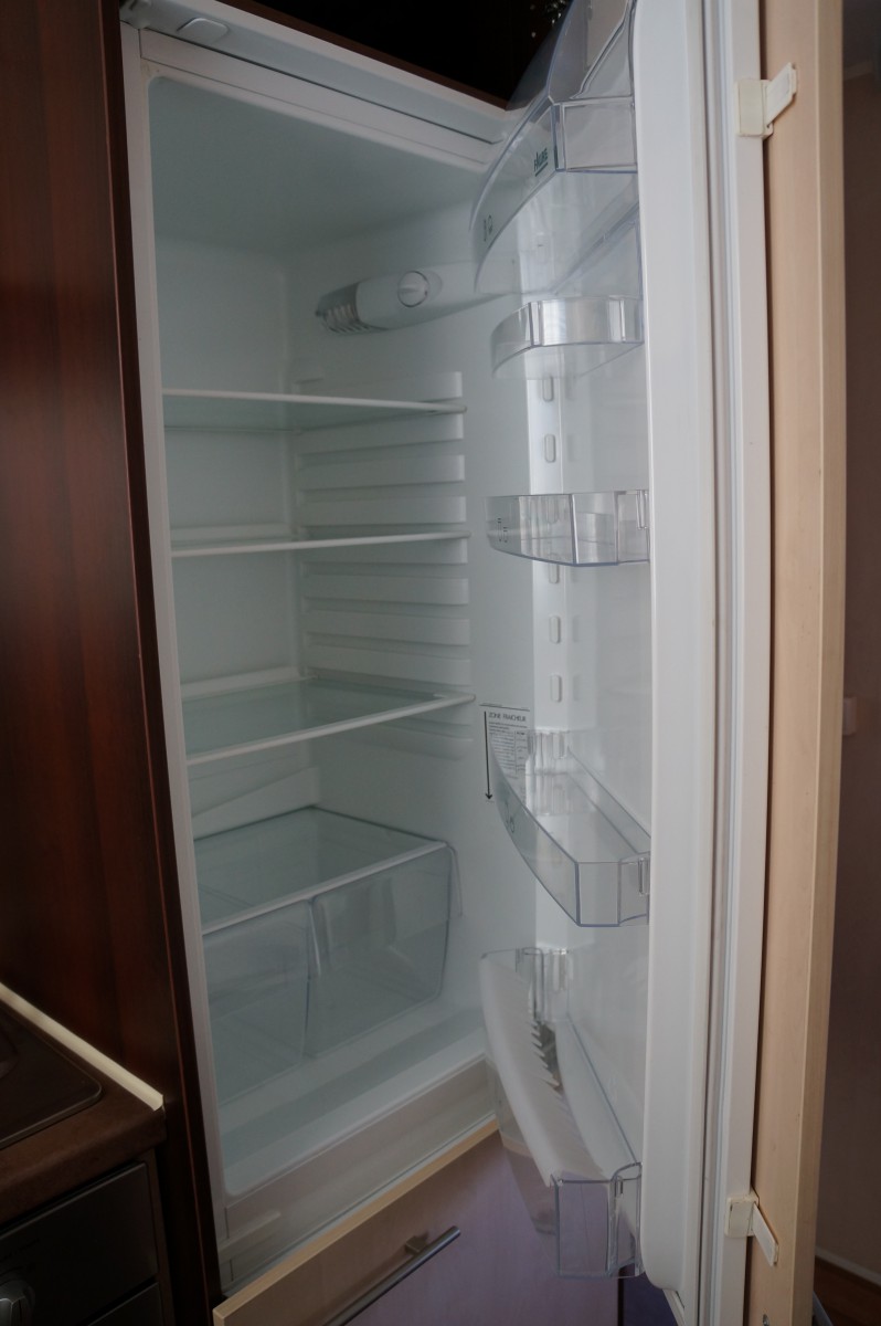 frigo encastré du mobil home O'HARA O'Tiny 880 Prestige 2006